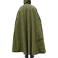 Regencape Boerdal Fjell olive – Rückansicht mit Kapuze