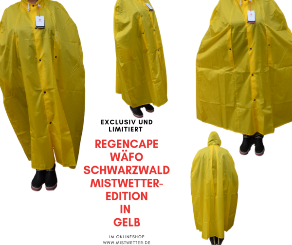 Regencape Wäfo Schwarzwald gelb – Ansicht 6